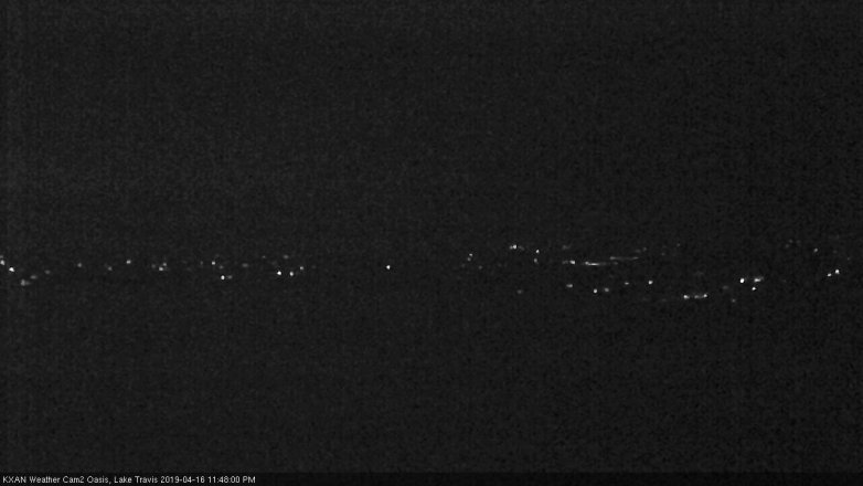 Lake Travis webcam, April 16, 2019 10:50 PM CT