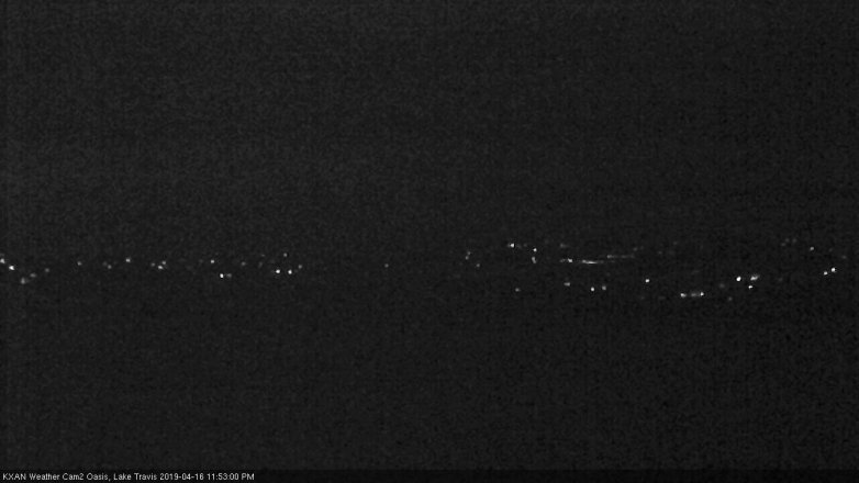 Lake Travis webcam, April 16, 2019 10:55 PM CT