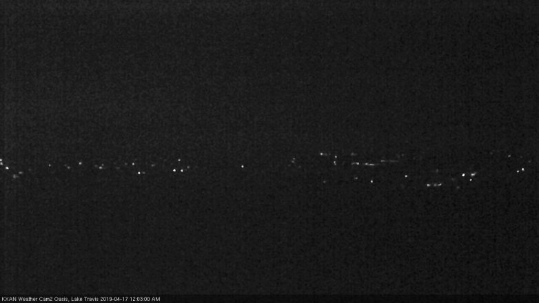 Lake Travis webcam, April 16, 2019 11:05 PM CT