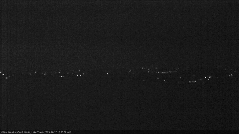 Lake Travis webcam, April 16, 2019 11:10 PM CT