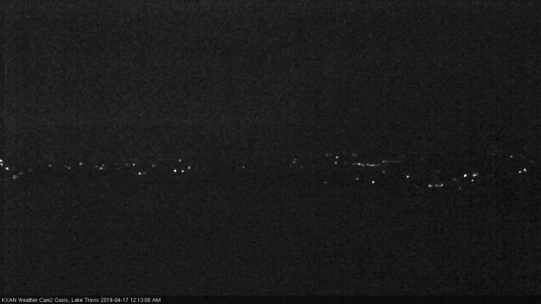 Lake Travis webcam, April 16, 2019 11:15 PM CT