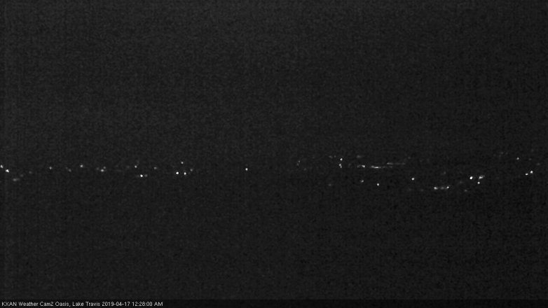 Lake Travis webcam, April 16, 2019 11:30 PM CT