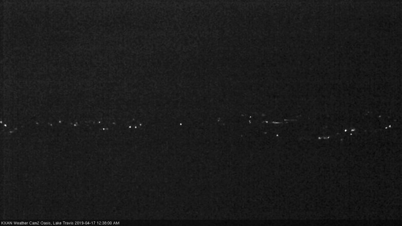 Lake Travis webcam, April 16, 2019 11:40 PM CT