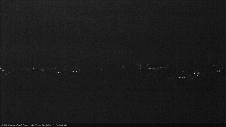 Lake Travis webcam, April 16, 2019 11:45 PM CT