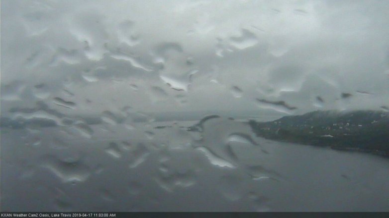 Lake Travis webcam, April 17, 2019 10:05 AM CT