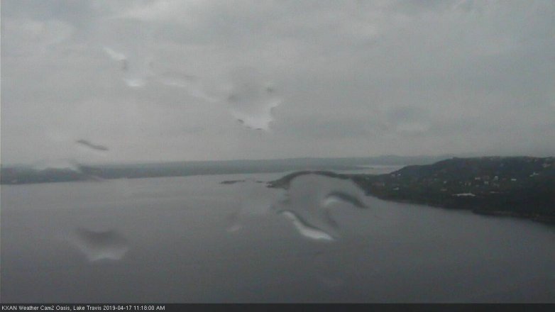 Lake Travis webcam, April 17, 2019 10:20 AM CT