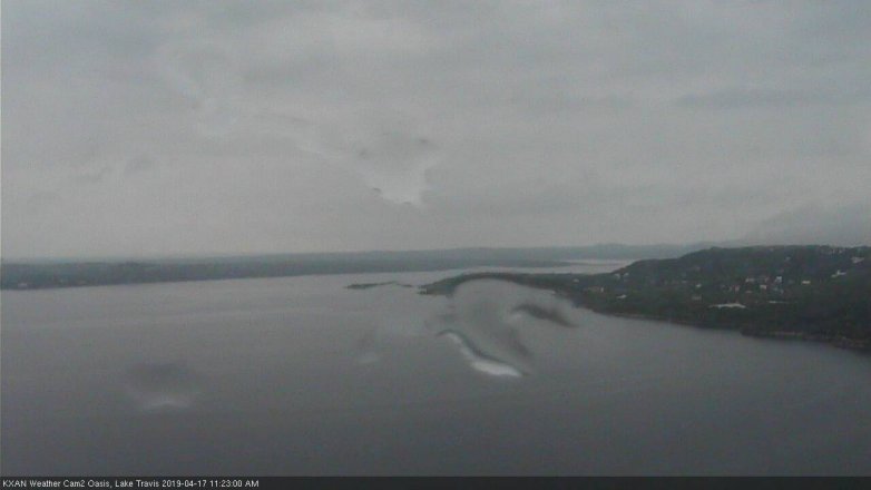 Lake Travis webcam, April 17, 2019 10:25 AM CT