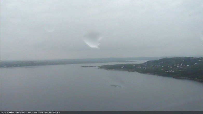Lake Travis webcam, April 17, 2019 10:45 AM CT