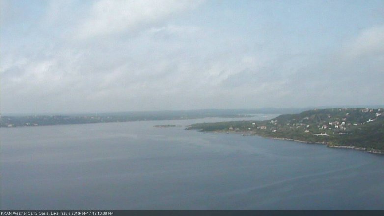 Lake Travis webcam, April 17, 2019 11:15 AM CT