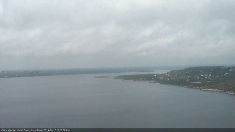 Lake Travis webcam, April 17, 2019 11:30 AM CT