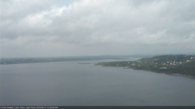 Lake Travis webcam, April 17, 2019 11:35 AM CT