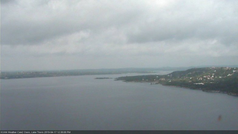 Lake Travis webcam, April 17, 2019 11:40 AM CT