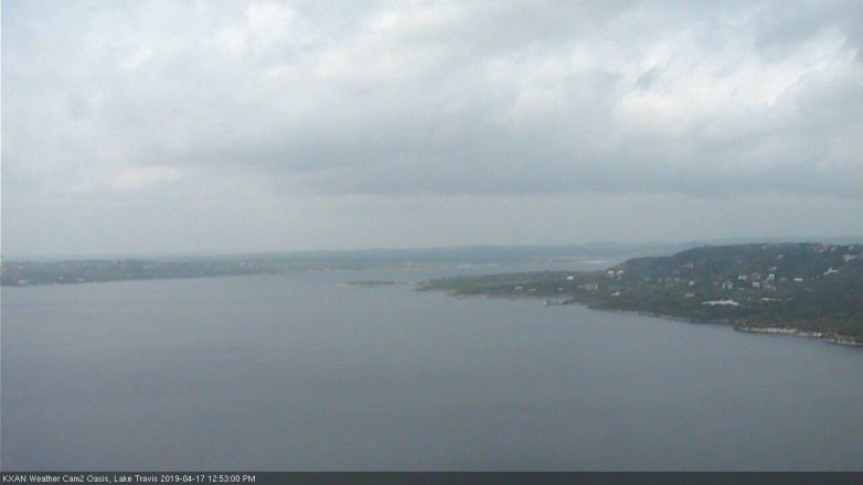 Lake Travis webcam, April 17, 2019 11:55 AM CT