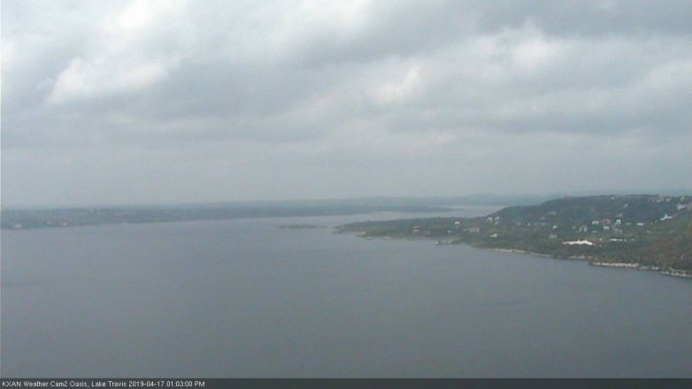 Lake Travis webcam, April 17, 2019 12:05 PM CT