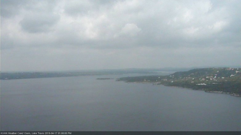 Lake Travis webcam, April 17, 2019 12:10 PM CT