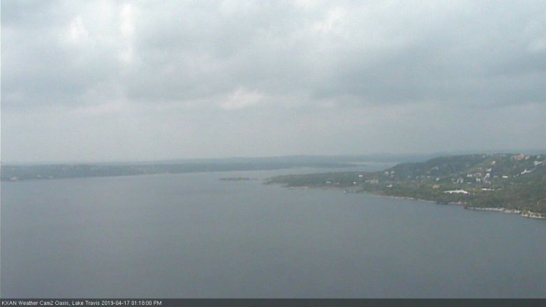 Lake Travis webcam, April 17, 2019 12:20 PM CT
