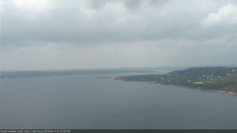 Lake Travis webcam, April 17, 2019 12:25 PM CT