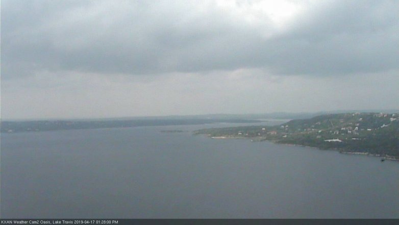Lake Travis webcam, April 17, 2019 12:30 PM CT