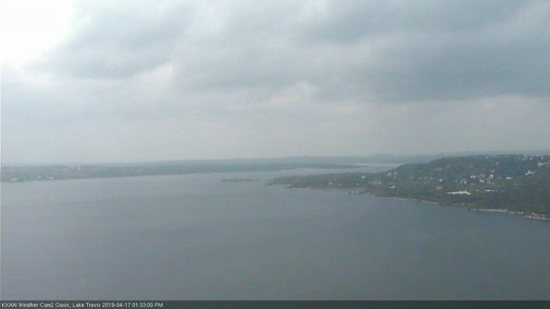 Lake Travis webcam, April 17, 2019 12:35 PM CT