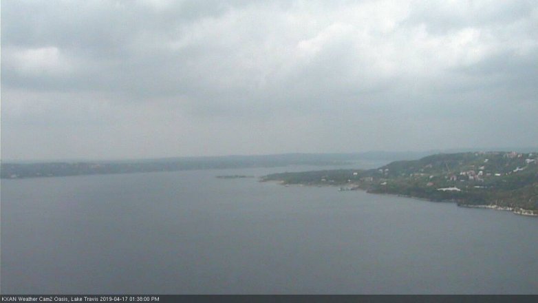 Lake Travis webcam, April 17, 2019 12:40 PM CT