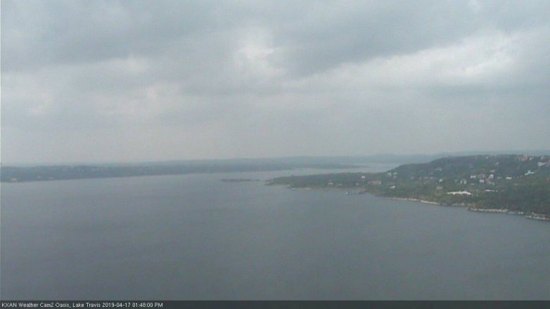 Lake Travis webcam, April 17, 2019 12:50 PM CT