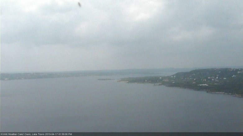 Lake Travis webcam, April 17, 2019 1:00 PM CT