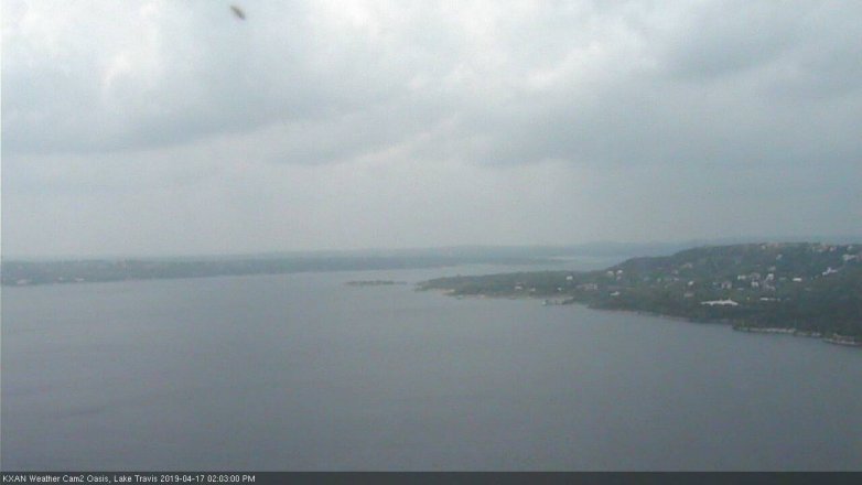 Lake Travis webcam, April 17, 2019 1:05 PM CT