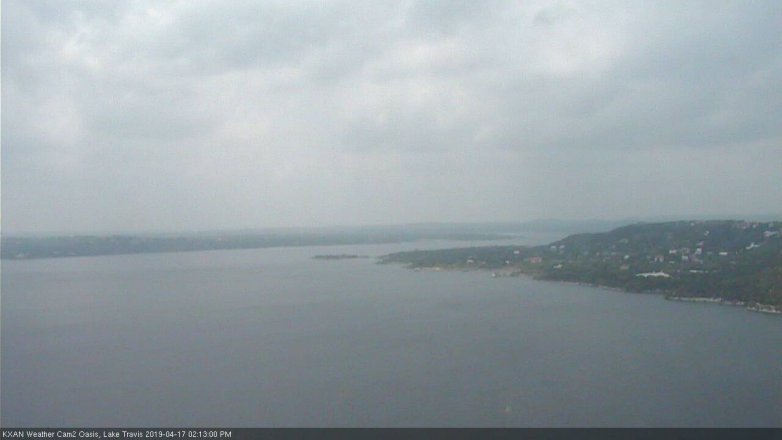 Lake Travis webcam, April 17, 2019 1:15 PM CT