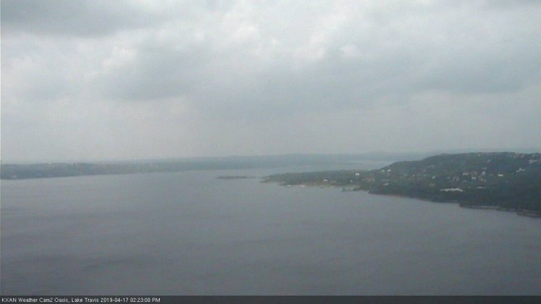 Lake Travis webcam, April 17, 2019 1:25 PM CT
