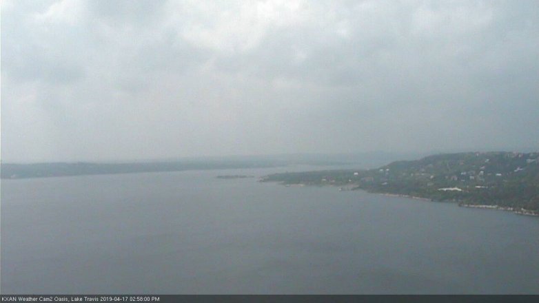 Lake Travis webcam, April 17, 2019 2:00 PM CT