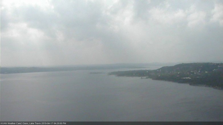 Lake Travis webcam, April 17, 2019 3:30 PM CT