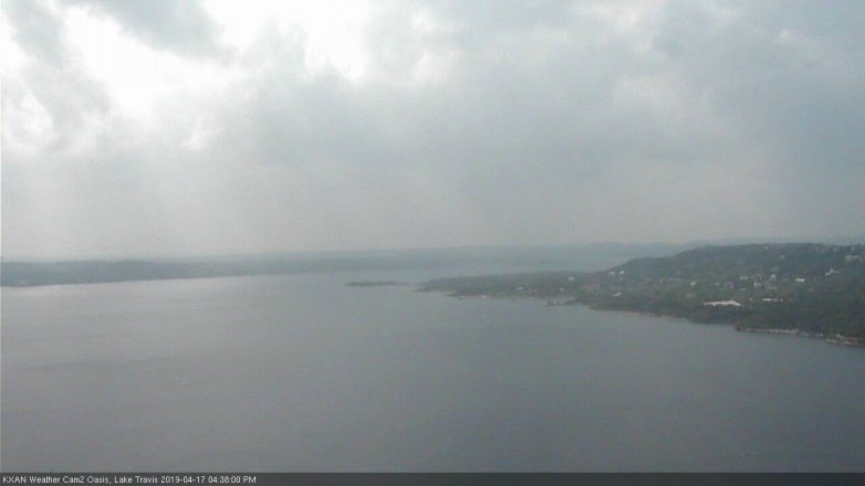 Lake Travis webcam, April 17, 2019 3:40 PM CT