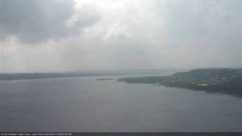 Lake Travis webcam, April 17, 2019 3:55 PM CT