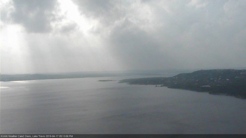 Lake Travis webcam, April 17, 2019 4:15 PM CT