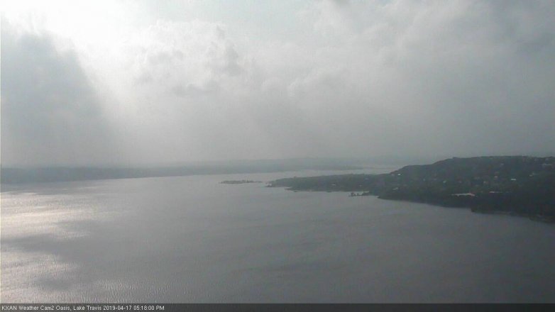 Lake Travis webcam, April 17, 2019 4:20 PM CT