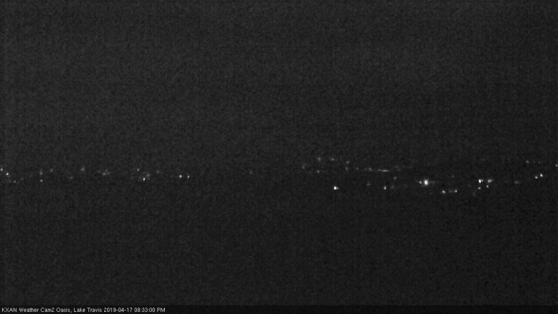 Lake Travis webcam, April 17, 2019 7:35 PM CT