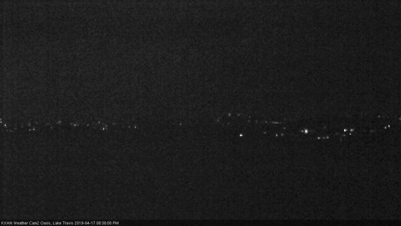 Lake Travis webcam, April 17, 2019 7:40 PM CT
