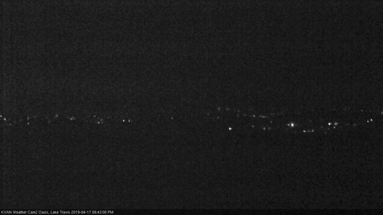 Lake Travis webcam, April 17, 2019 7:45 PM CT