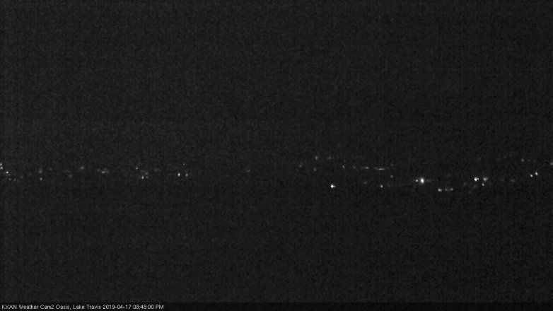 Lake Travis webcam, April 17, 2019 7:50 PM CT