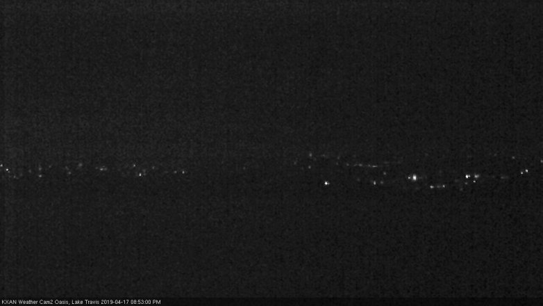 Lake Travis webcam, April 17, 2019 7:55 PM CT