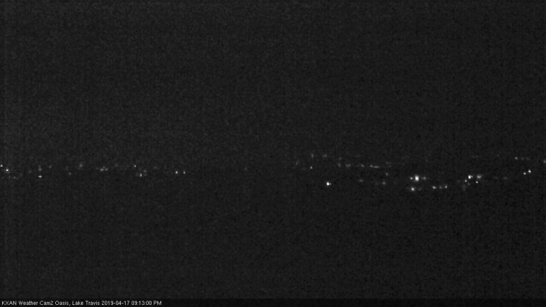 Lake Travis webcam, April 17, 2019 8:15 PM CT