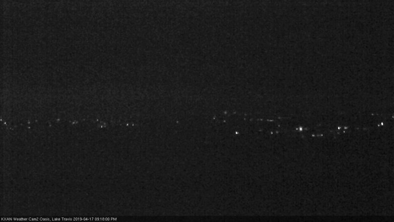 Lake Travis webcam, April 17, 2019 8:20 PM CT