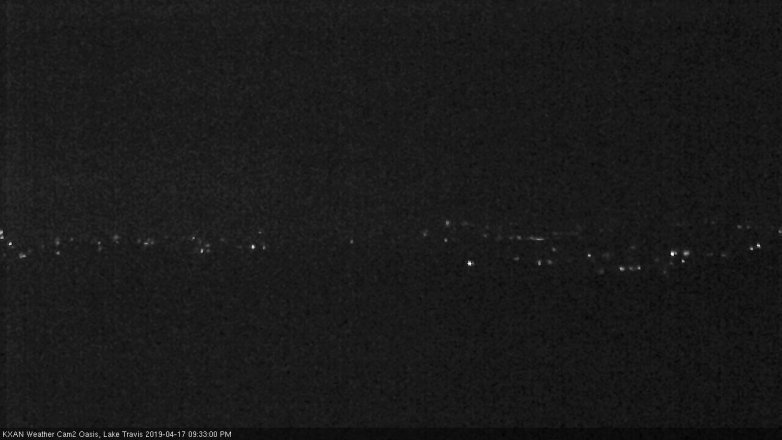 Lake Travis webcam, April 17, 2019 8:35 PM CT