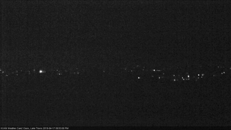 Lake Travis webcam, April 17, 2019 8:55 PM CT
