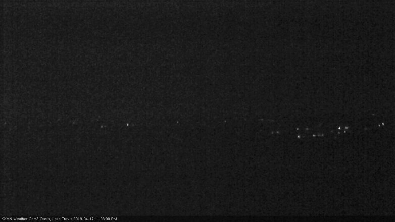 Lake Travis webcam, April 17, 2019 10:05 PM CT