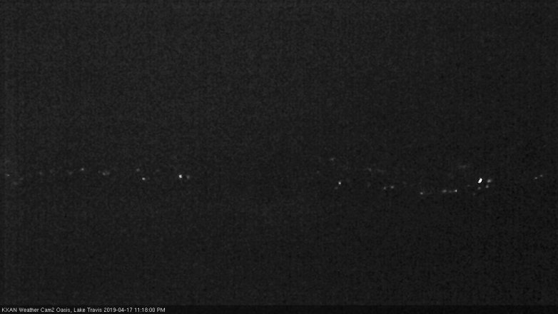 Lake Travis webcam, April 17, 2019 10:20 PM CT