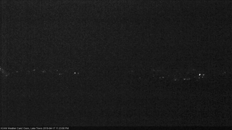 Lake Travis webcam, April 17, 2019 10:25 PM CT