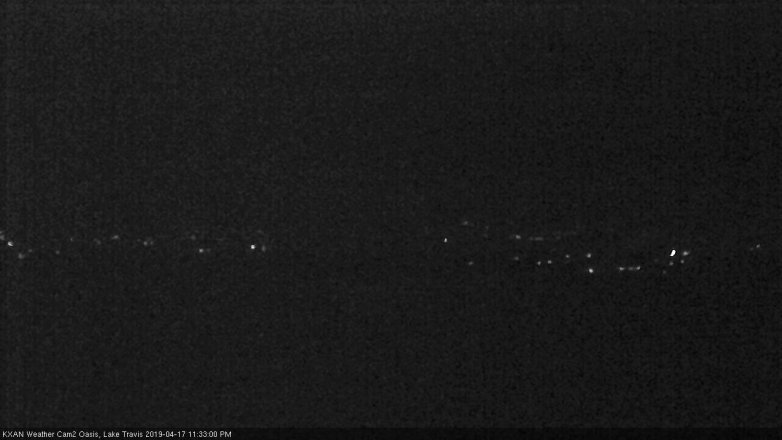 Lake Travis webcam, April 17, 2019 10:35 PM CT