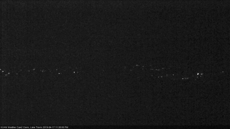 Lake Travis webcam, April 17, 2019 10:40 PM CT
