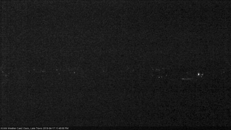 Lake Travis webcam, April 17, 2019 10:50 PM CT